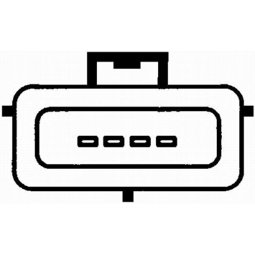 HELLA Luftmassenmesser 8ET 009 142-161 f&uuml;r FORD HITACHI