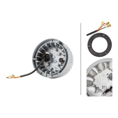 HELLA Blitz-Kennleuchte 2XD 012 980-001 K-LED Blizzard für AEBI DAF IVECO SCANIA