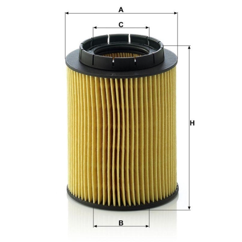 &Ouml;lfilter MANN-FILTER HU 932/6 n f&uuml;r CHRYSLER FORD MERCEDES-BENZ PORSCHE VAG