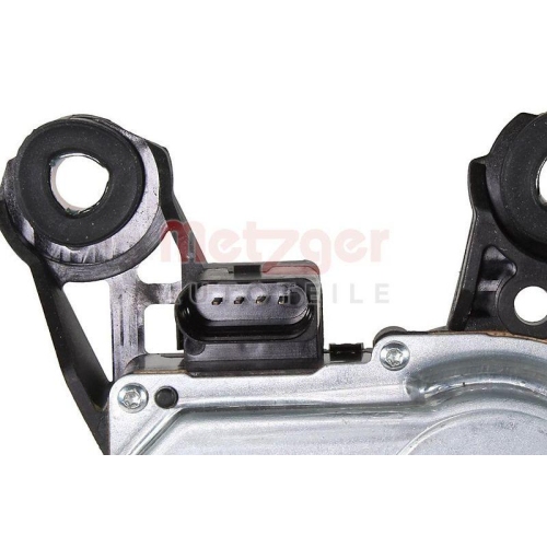 Wischermotor METZGER 2191104 für AUDI, hinten