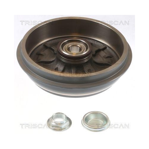 Bremstrommel TRISCAN 8120 28209C f&uuml;r CITRO&Euml;N PEUGEOT, Hinterachse
