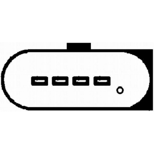 HELLA Luftmassenmesser 8ET 009 142-241 f&uuml;r AUDI SEAT SKODA VW HITACHI