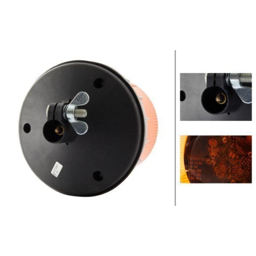 HELLA Rundumkennleuchte 2RL 012 983-401 K-LED 1.2 f&uuml;r FAUN