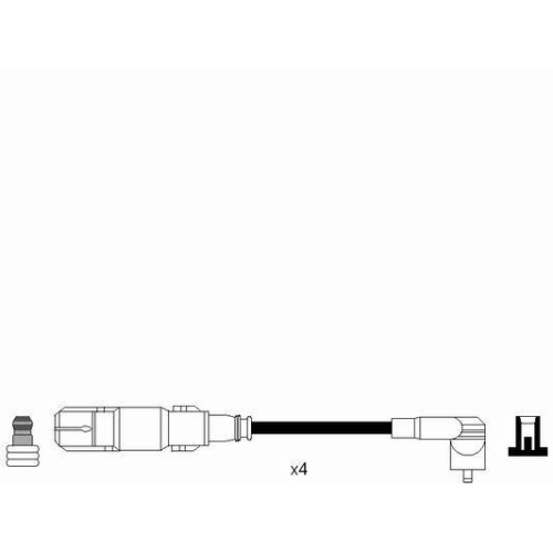 Z&uuml;ndleitungssatz NGK 7302 f&uuml;r