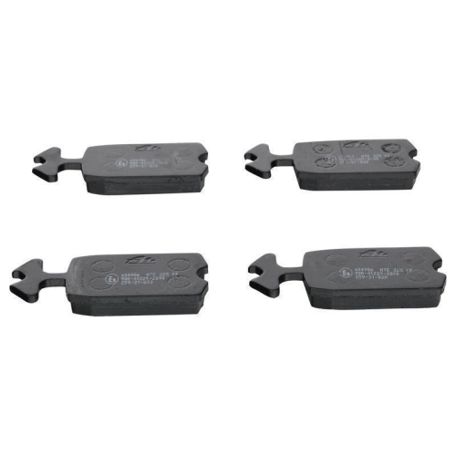 Bremsbelagsatz, Scheibenbremse ATE 13.0460-4906.2 f&uuml;r CITRO&Euml;N, Vorderachse