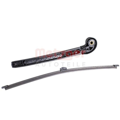 Wischarm, Scheibenreinigung METZGER 2191108 GREENPARTS für AUDI, hinten