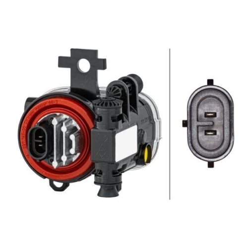 HELLA Nebelscheinwerfer 1NL 013 712-011 für RENAULT, links