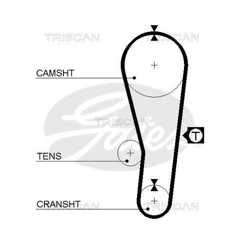Zahnriemen TRISCAN 8645 5122 f&uuml;r SUZUKI DANA