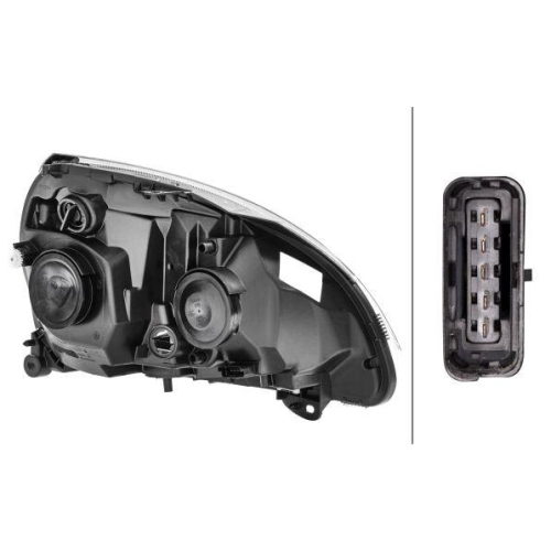 HELLA Hauptscheinwerfer 1DB 008 461-851 für RENAULT, links