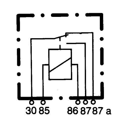 HELLA Relais, Arbeitsstrom 4RD 933 332-051 für OPEL SCANIA VAN HOOL FREIGHTLINER