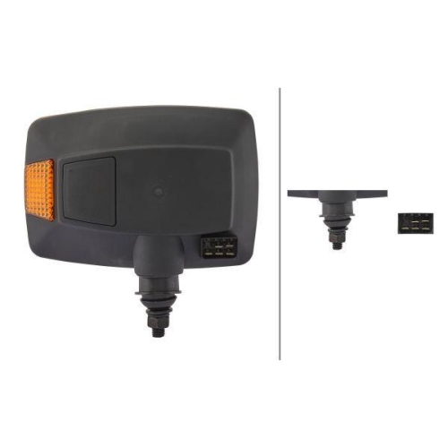 HELLA Hauptscheinwerfer 1SA 996 120-011 für CLAAS KOMATSU PAUS, links