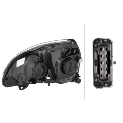 HELLA Hauptscheinwerfer 1DB 008 461-861 für RENAULT, rechts