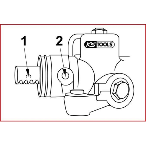 Arretierwerkzeug, Zahnstange (Lenkung) KS TOOLS 700.1694 f&uuml;r
