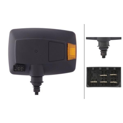 HELLA Hauptscheinwerfer 1SA 996 120-021 f&uuml;r CLAAS KOMATSU PAUS, rechts