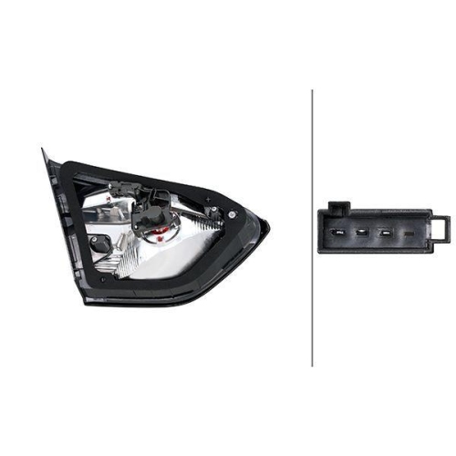 HELLA Heckleuchte 2TZ 015 694-121 für OPEL