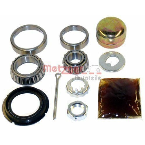 Radlagersatz METZGER WM 796 f&uuml;r VW VAG, Hinterachse links, Hinterachse rechts