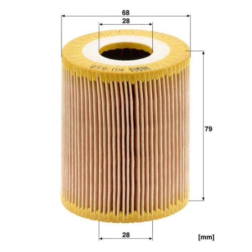 &Ouml;lfilter MANN-FILTER HU 818 x f&uuml;r BMW OPEL GENERAL MOTORS LAND ROVER