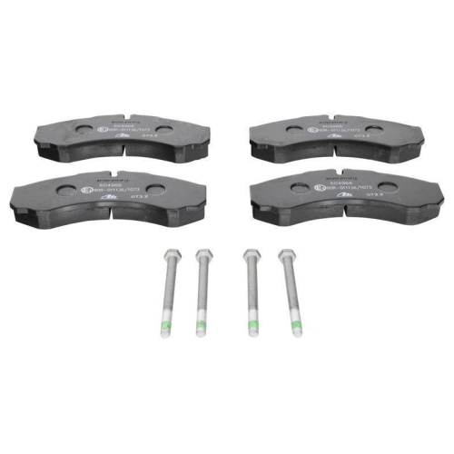 Bremsbelagsatz, Scheibenbremse ATE 13.0460-4966.2 f&uuml;r IVECO, Hinterachse