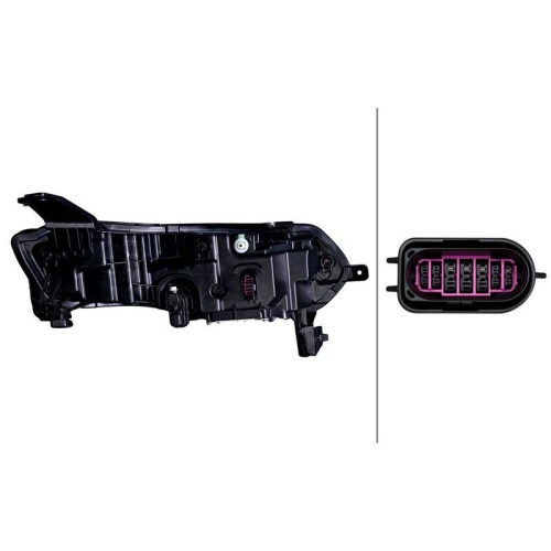 HELLA 1ZX 015 143-911 Hauptscheinwerfer f&uuml;r RENAULT, links
