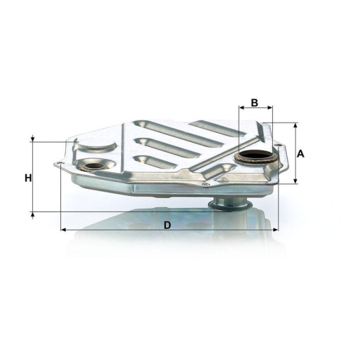 Hydraulikfilter, Automatikgetriebe MANN-FILTER H 1914/1 f&uuml;r MERCEDES-BENZ