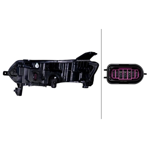 HELLA 1ZX 015 143-921 Hauptscheinwerfer f&uuml;r RENAULT, rechts