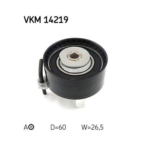 Spannrolle, Zahnriemen SKF VKM 14219 f&uuml;r FORD FORD (CHANGAN)