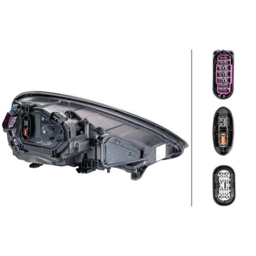 HELLA Hauptscheinwerfer 1ZT 011 099-511 für PORSCHE, links