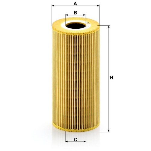 &Ouml;lfilter MANN-FILTER HU 951 x f&uuml;r MERCEDES-BENZ SSANGYONG FENDT