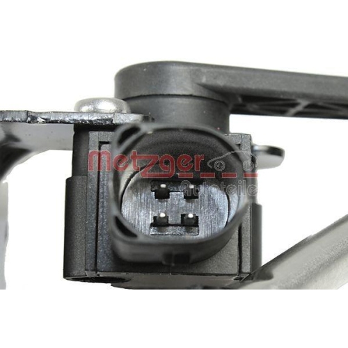 Sensor, Leuchtweitenregulierung METZGER 0901243 f&uuml;r VAG, Hinterachse, links