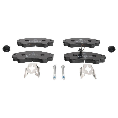 Bremsbelagsatz, Scheibenbremse ATE 13.0460-4979.2 f&uuml;r CITRO&Euml;N FIAT PEUGEOT