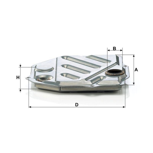 Hydraulikfilter, Automatikgetriebe MANN-FILTER H 2014 f&uuml;r MERCEDES-BENZ