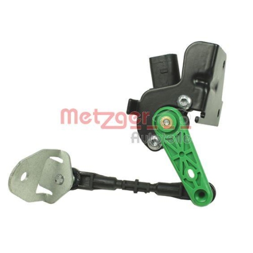 Sensor, Leuchtweitenregulierung METZGER 0901244 f&uuml;r VAG, Hinterachse links