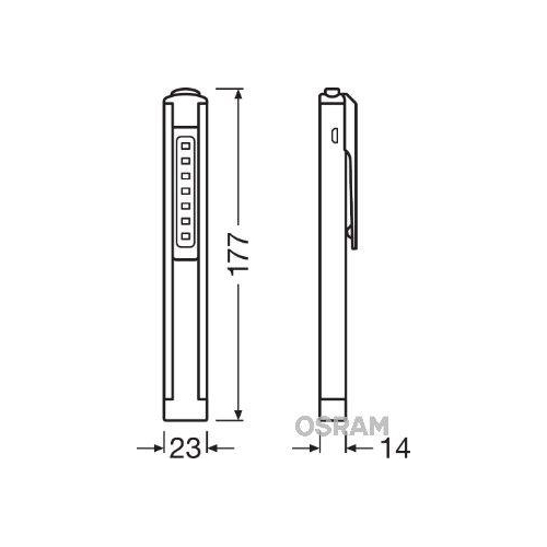 Handleuchte ams-OSRAM LEDIL105 LEDinspect PRO PENLIGHT 150 für