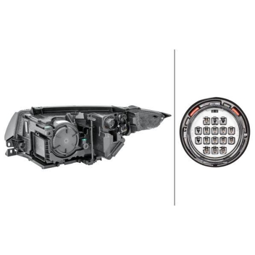 HELLA Hauptscheinwerfer 1LL 354 806-121 f&uuml;r FORD LAND ROVER, rechts