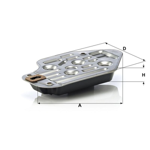 Hydraulikfilter, Automatikgetriebe MANN-FILTER H 2426 KIT f&uuml;r BMW
