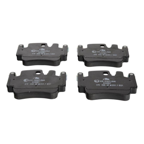 Bremsbelagsatz, Scheibenbremse ATE 13.0460-4987.2 f&uuml;r PORSCHE, Hinterachse