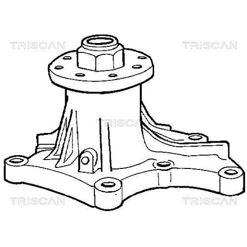 Wasserpumpe, Motorkühlung TRISCAN 8600 60103 für ISUZU OPEL VAUXHALL