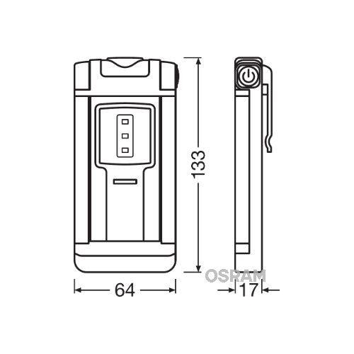 Handleuchte ams-OSRAM LEDIL107 LEDinspect PRO POCKET 280 für