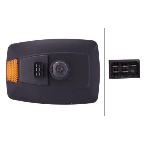 HELLA Hauptscheinwerfer 1SA 996 120-451 für SCANIA, links