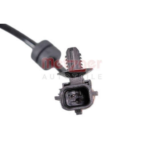 Sensor, Raddrehzahl METZGER 09001554 für FORD, Hinterachse