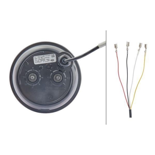 HELLA Heckleuchte 2SD 013 155-031 für DAF, links, rechts