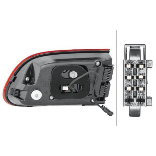 HELLA Heckleuchte 2SD 011 500-171 für PORSCHE, links