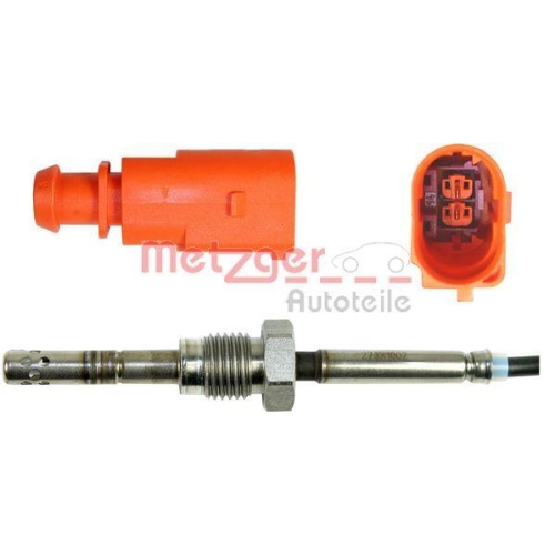 Sensor, Abgastemperatur METZGER 0894015 ORIGINAL ERSATZTEIL f&uuml;r VW
