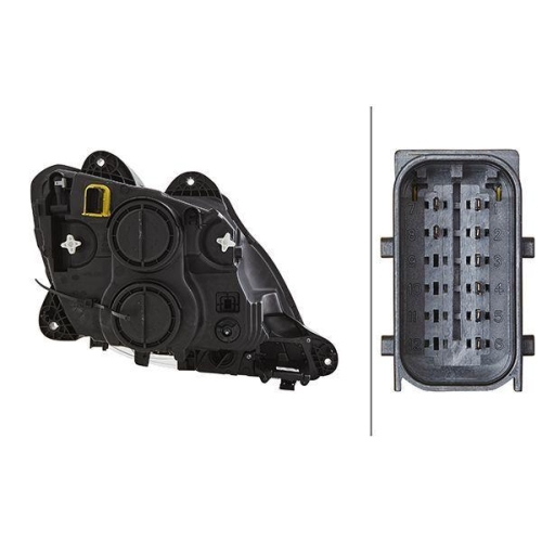 HELLA Hauptscheinwerfer 1ED 010 116-511 für DAF, links