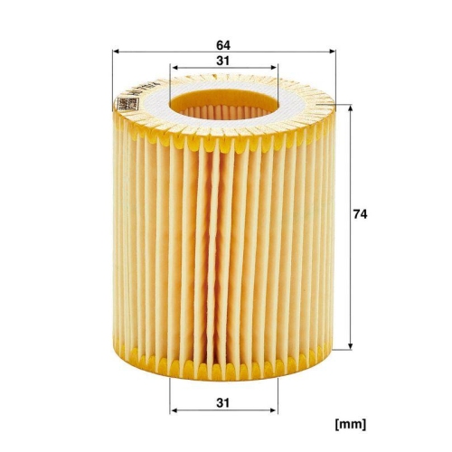 &Ouml;lfilter MANN-FILTER HU 711/4 x f&uuml;r FIAT OPEL SUZUKI GENERAL MOTORS
