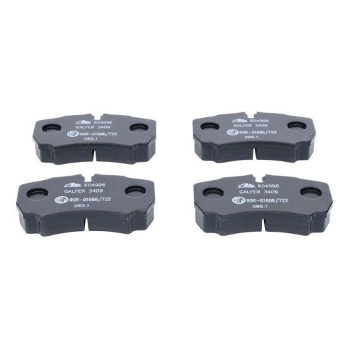 Bremsbelagsatz, Scheibenbremse ATE 13.0460-4996.2 f&uuml;r IVECO, Hinterachse