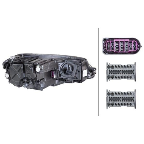 HELLA Hauptscheinwerfer 1ZX 013 924-231 für VW, links