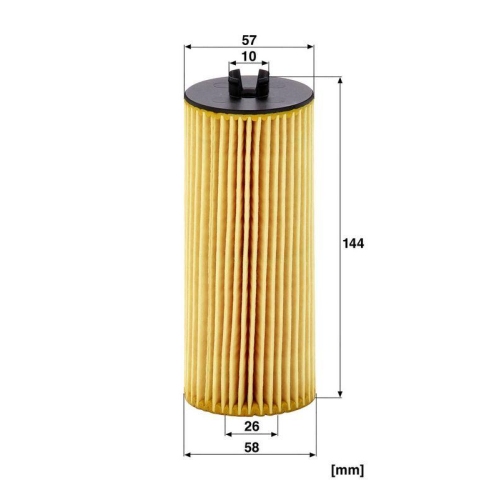 &Ouml;lfilter MANN-FILTER HU 6008 z f&uuml;r MERCEDES-BENZ