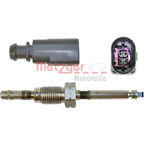 Sensor, Abgastemperatur METZGER 0894078 ORIGINAL ERSATZTEIL f&uuml;r VW