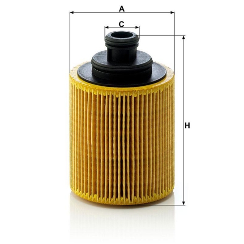 &Ouml;lfilter MANN-FILTER HU 712/7 x f&uuml;r FIAT FORD OPEL SUZUKI GENERAL MOTORS
